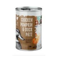 کنسرو دی پی اس توله سگ پته مرغ و اردک و کدو حلوایی 400 گرم