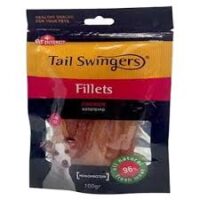 تشویقی سگ تیل سوینگرز فیله مرغ وزن 100 گرم Tail Swingers Fillet