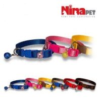 قلاده گردنی سگ و گربه نیناپت مدل تسمه ای بدون لید سایز صفر