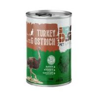 کنسرو نچرال دی پی اس سگ طعم بوقلمون و شتر مرغ 400 گرم