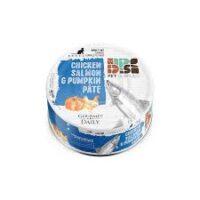 کنسرو dps گربه مرغ و سالمون و کدو تنبل 200 گرمي