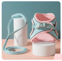 قلاده کتفی شبرنگ سگ به همراه لید، سایز L