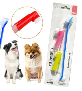 ست 3 عددی مسواک سگ و گربه
