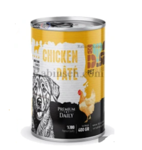 کنسرو سگ پرمیوم دی پی اس پته مرغ 400 گرم