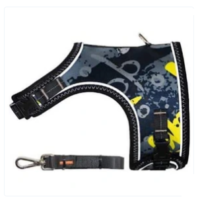 قلاده کتفی سگ میلان پت مدل CRAZY همراه با لید سایز L