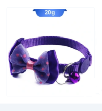 قلاده گردني پاپيون دار زنگوله دار مخصوص سگ کوچک