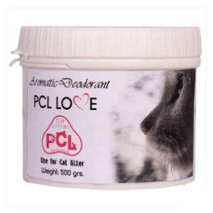 خوشبو کننده خاک گربه پی سی ال مدل لاو وزن 500 گرم