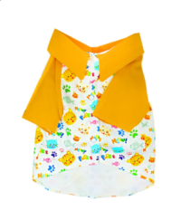 پيراهن يقه شوميز طرح دار