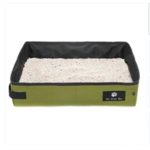 ظرف خاک مسافرتی گربه، تاشو