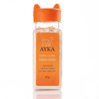 پودر تاپر طعم دهنده غذای سگ و گربه آیکا(AYKA) طعم مرغ ۴۰ گرمی