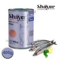 کنسرو پته ماهی 400 گرمی گربه شایر Shayer