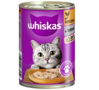 کنسرو ویسکاس پته مرغ 400 گرمی مخصوص گربه whiskas